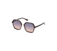Guess Donna GU7557 20W Occhiali da sole Iniettato Grigio Blu Geometrica Normale Sfumato