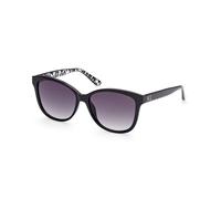 Guess Donna GU7828 01B Occhiali da sole Iniettato Nero Fumo Squadrata Normale Sfumato