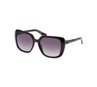 Guess Donna GU7863 05B Occhiali da sole Iniettato Nero Fumo Squadrata Normale Sfumato