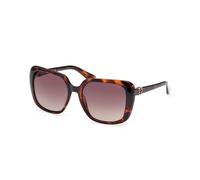 Guess Donna GU7863 52F Occhiali da sole Iniettato Squadrata Normale Sfumato