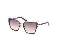 Guess Donna GU7871 20B Occhiali da sole Iniettato Grigio Grigio Farfalla Normale Sfumato