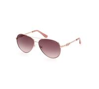 Guess Donna GU7885-H 74F Occhiali da sole Metallo Rosa Marrone Pilot Normale Sfumato