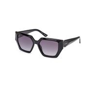 Guess Donna GU7896 01B Occhiali da sole Iniettato Nero Grigio Geometrica Normale Sfumato