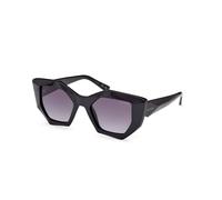 Guess Donna GU7897 01B Occhiali da sole Iniettato Nero Grigio Geometrica Normale Sfumato