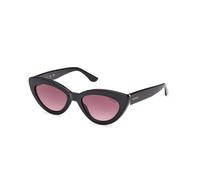 Guess Donna GU7905 01T Occhiali da sole Iniettato Nero Rosso Cat Eye Normale Sfumato