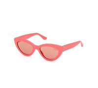 Guess Donna GU7905 74S Occhiali da sole Iniettato Rosa Rosso Cat Eye Normale