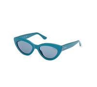 Guess Donna GU7905 89V Occhiali da sole Iniettato Turchese Blu Cat Eye Normale
