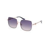 Guess Donna GU7906-H 20B Occhiali da sole Metallo Grigio Fumo Squadrata Normale Sfumato