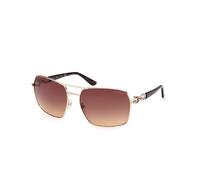 Guess Donna Guess GU00159 33F Occhiali da sole Metallo Oro Marrone Squadrata Normale