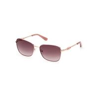 Guess Donna Guess GU7884 74F Occhiali da sole Metallo Rosa Marrone Farfalla Normale Sfumato