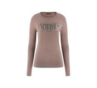 GUESS Donna Maglione A Girocollo W5BR40Z2NQ2 Viscosa Beige Scuro M