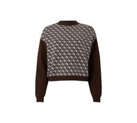 Guess Apparel Felpa Donna Colore Marrone/crema XS