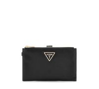 Guess Portafoglio Donna Laurel II Organizer a doppia zip Nero Taglia unica