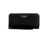 GUESS Amorette Slg Lrg Zip Around GUESS PORTAFOGLI ZIP AROUND, Nero, Etichettalia unica