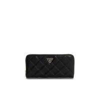 GUESS Donna Portafoglio Zip Around Juliet Slg Large Zip Around Nero