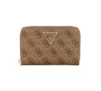 Guess Portafoglio Donna Laurel II Zip-Around 14,5 cm Marrone