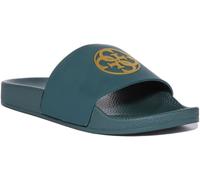 GUESS Donna Spiaggia Passanti Con 4G Logo IN Verde Misura UK 3 -