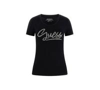 tshirt donna maniche corte GUESS script tshirt JetBla NERO 422395