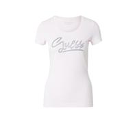 GUESS Donna T-Shirt Manica Corta W6RI24J1314 Cotone Rosa Chiaro L