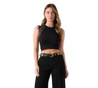 GUESS Donna Top W6GZ01Z0606 Poliammide Nero M