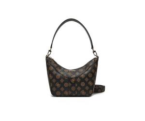GUESS Dorys Luxury Satchel Mocha Logo
