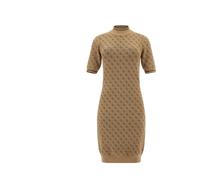 Guess, ,Dresses ,Donna ,Marrone ,M Abito Elegante con Monogramma per Donne