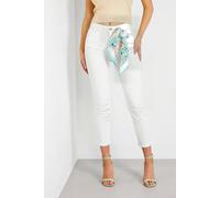 GUESS Eco 1981 Capri Pure White Taglia: 28 | Jeans Slim Fit Outlet | Donna | Ciano