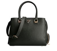 GUESS Eco Alexie Saffiano Ragazza Cartella Borsa Donna Borsa IN Nero