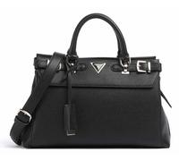 GUESS Eco Ali Lusso Strutturato Cartella Mano Donna Borsa IN Nero