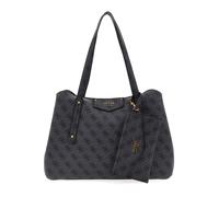 GUESS Eco Brenton Donna 4G Logo Borsa a Spalla IN Carbone O Lattee
