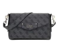 GUESS Eco Brenton Flap Shoulder Bag Coal Logo