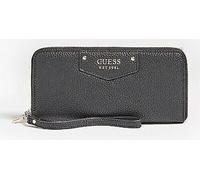 GUESS Eco Brenton Maxi con Cerniera Portafoglio da Donna IN Nero