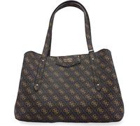 GUESS Eco Brenton Ragazza Cartella Donna Borsa IN Marrone