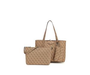 GUESS Eco Brenton Tote Latte Logo