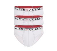 Guess Eco Brian Hero Brief 3pack Mutande da Uomo, Bianco Ottico, X-Large