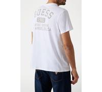 GUESS Eco Bsc Classic Collegia Pure White Taglia: M | Magliette basic Outlet | Uomo | Bianco