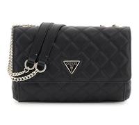 GUESS Eco Carly Convertible Xbody Flap Bag Black, Nero, Taglia unica