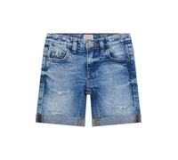 GUESS Eco Denim Linen Shorts Pantaloncini Baby-Bambini, Cascata di lino blu, 2 Años