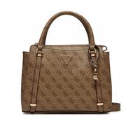 Guess - Eco Erica Logo Peony Satchel Bag - - Bags - Donna - Marrone - ONE SIZE
