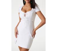 GUESS Eco Isabeau Bows Mini Dr Pure White Taglia: S | Abiti Mini Outlet | Donna | Bianco