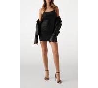 GUESS Eco Khloe Rhinestones Dr Jet Black A996 Taglia: L | Abiti Mini Outlet | Donna | Nero