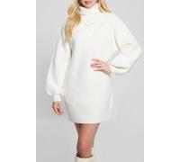 GUESS Eco Ls Turtleneck Katie Dove White Taglia: S | Abiti Mini Outlet | Donna | Bianco