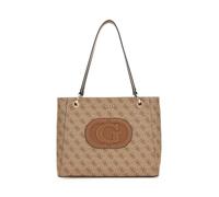 GUESS Eco Mietta Noel Tote Latte Logo/Brown