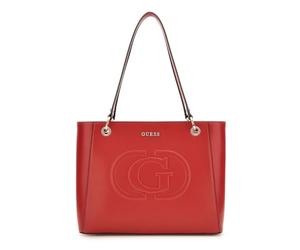 GUESS Eco Mietta Noel Tote Red