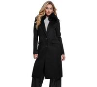 GUESS Eco Nancy Cappotto misto lana, Nero , XS