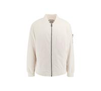 GUESS Eco Satin Bomber Muted Stone Taglia: M | Giacche leggere Outlet | Uomo