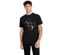 tshirt uomo maniche corte GUESS shimmer 4g tshirt a manica corta JetBla N 422261