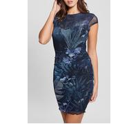 GUESS Eco Ss Aida Dress Etched Tropical Prin Taglia: XS | Abiti Mini Outlet | Donna