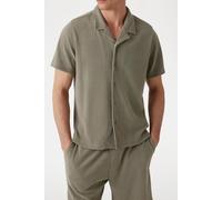 GUESS Eco Ss Baron Textured Kn Sage Plant Taglia: S | Camicie Casual Outlet | Uomo | Verde