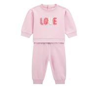 GUESS Eco Sweatshirt And Sweatpants Set Playwear, Cotton Candy Rosa, 3 Mesi Bambine